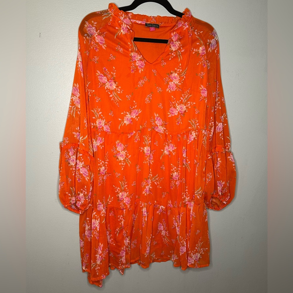 Vince‎ Camuto Floral Swing Dress - Picture 5 of 8